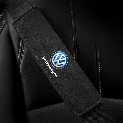 Luxe suède veiligheidsgordelhoes (2 stuks)