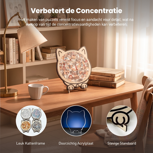 135-delige Katten Puzzel - 3