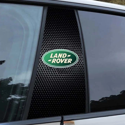 2x Auto raamstickers met logo