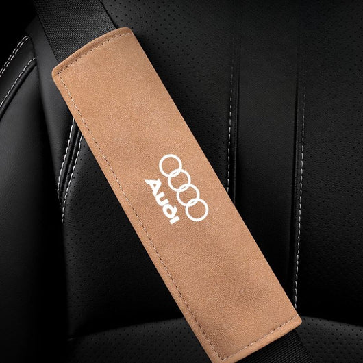 Luxe suède veiligheidsgordelhoes (2 stuks)