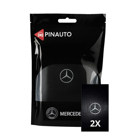 2x Auto raamstickers met logo