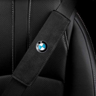 Luxe suède veiligheidsgordelhoes (2 stuks)