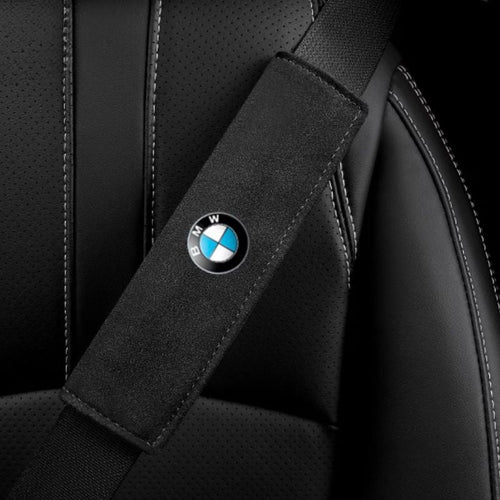 Luxe suède veiligheidsgordelhoes (2 stuks)