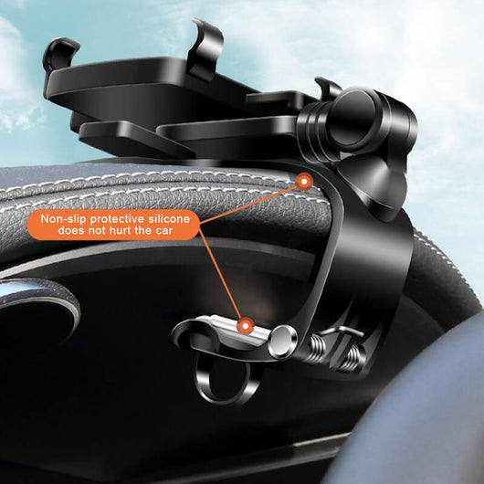 360° volledig zicht roterende autohouder