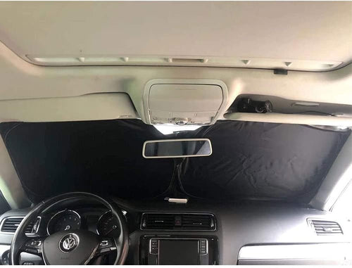 Opvouwbare autozonnescherm met logo