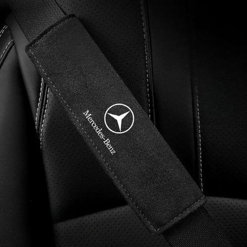 Luxe suède veiligheidsgordelhoes (2 stuks)