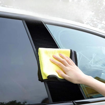 2x Auto raamstickers met logo