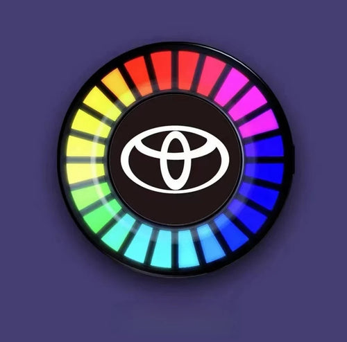 Muzikaal ritme LED autolamp met logo (met aroma diffuser)