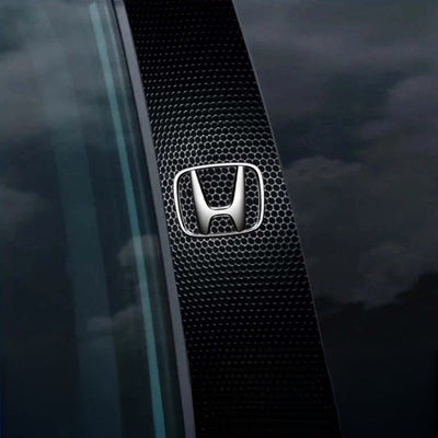 2x Auto raamstickers met logo