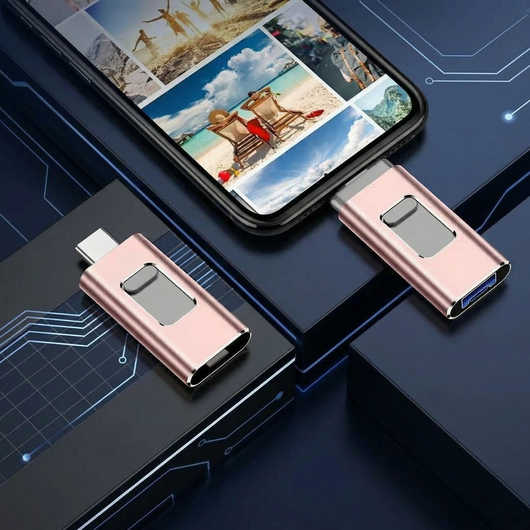 FlashVault™ - 4-in-1 USB Opslag voor iPhone, iPad, Android & PC - 6