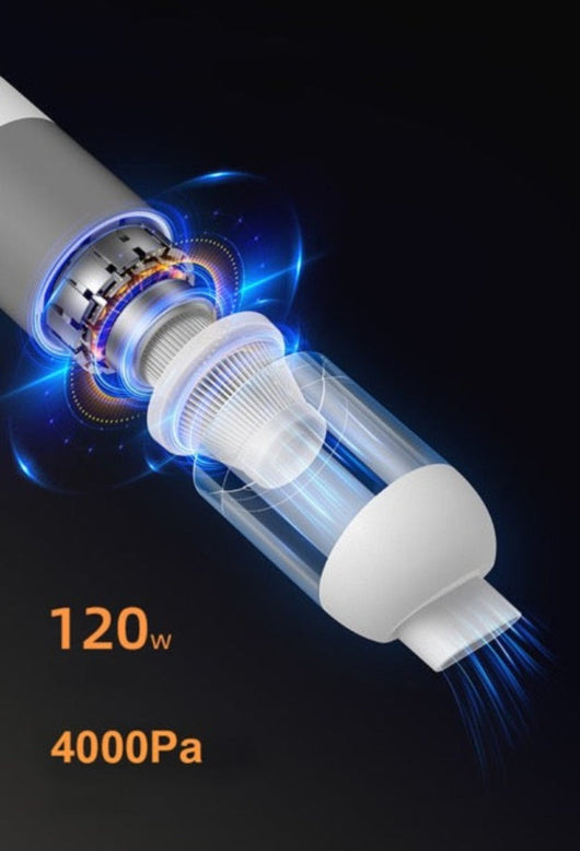 Draadloze autostofzuiger