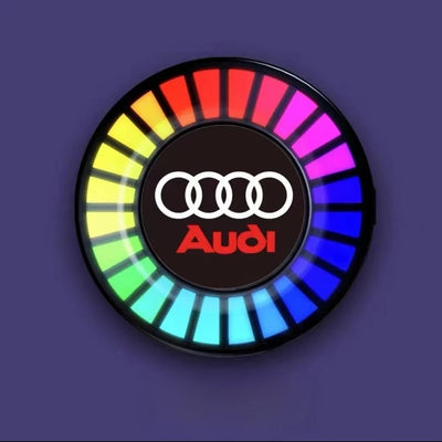 Muzikaal ritme LED autolamp met logo (met aroma diffuser)