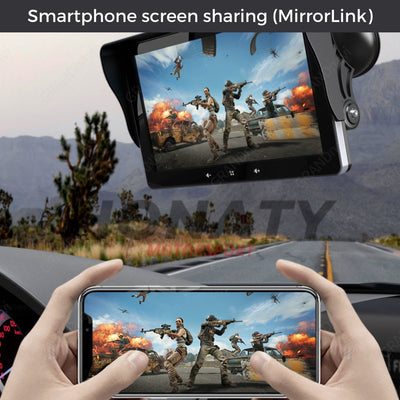 Verbonden HD-scherm met CarPlay en Android Auto