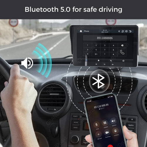 Verbonden HD-scherm met CarPlay en Android Auto